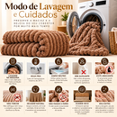 [LEVE 2 PAGUE 1] Cobertor Pele de Coelho, Ultramacio, Leve e Muito Quente + Brinde: Kit 2 Almofadas de Pelúcia